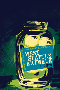 West Seattle Artwalk poster