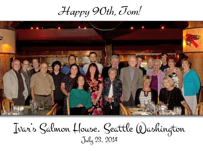 Tom's 90th Birthday