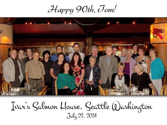 Tom's 90th Birthday